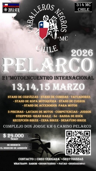 Pelarco 2026 - 21° Motoencuentro Internacional